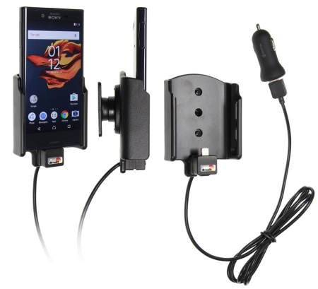 Aktiv hållare med USB-kabel och kulled för Sony Xperia X Compact i gruppen Billjud / Smartphone i bil / Mobilhållare hos BRL Electronics (240521934)