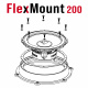 Helix Compose CFMK200 TES.2 FlexMount (FDM) till Tesla